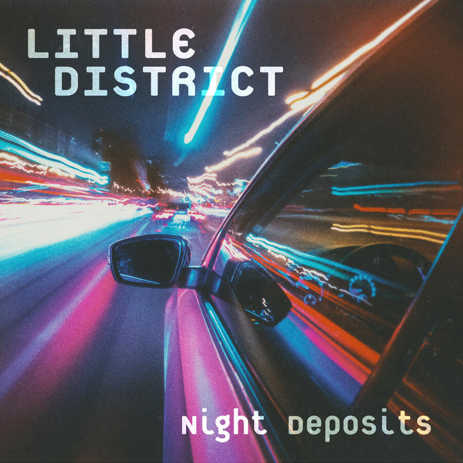 A late-night drive through empty streets and neon blur. Little District’s “Night Deposits” chases city ghosts, half-remembered secrets, and the rush of not knowing where you’ll end up. For fans of The National, Interpol, and slow-burning city pop.